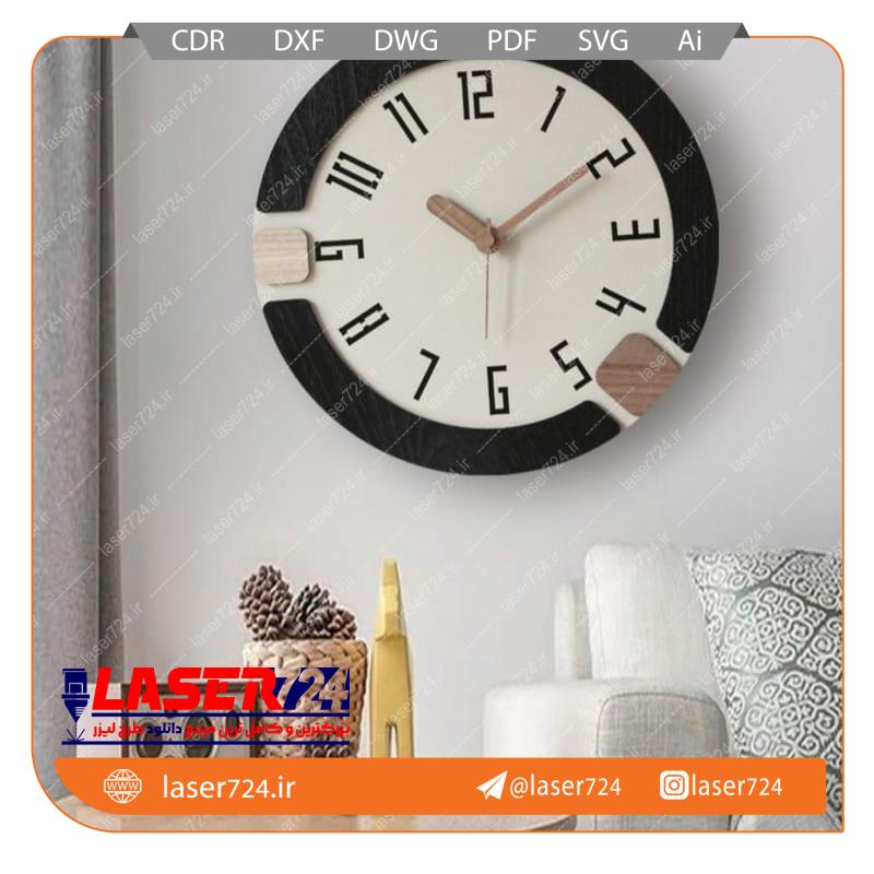 تصویر طرح ساعت دیواری کلاسیک #1